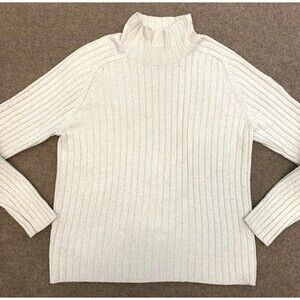 Abercrombie & Fitch Sweater Mens L Muscle Wool Blend Ribbed Y2K Long Sleeve